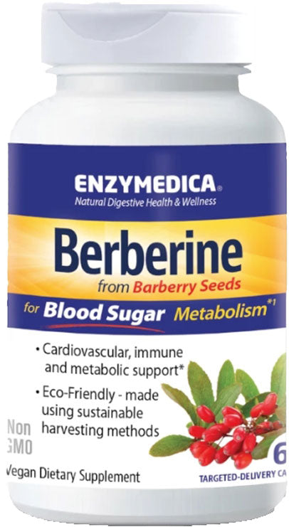 Berberine 500 mg, 60 capsules ,