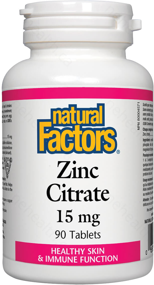 Zinc Citrate, 15 mg, 90 Tablets , 20% Off - Everyday [On]