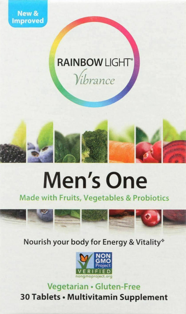 Men's One, 30 Tablets , Brand_Rainbow Light Form_Tablets Size_30 Tabs
