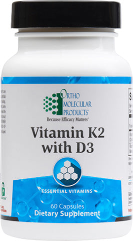 Vitamin K2 with D3, 60 Capsules , Brand_Ortho Molecular Form_Capsules Requires Consultation Size_60 Caps