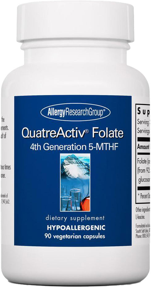 QuatreActiv® Folate, 90 Vegetarian Capsules , Brand_Allergy Research Group