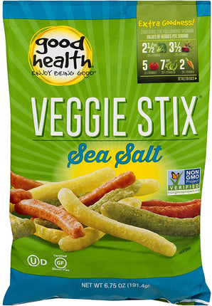 Veggie Stix® with Sea Salt, 6.75 Oz (191.4 g ) , Brand_Good Health Form_Powder Size_6.75 Oz