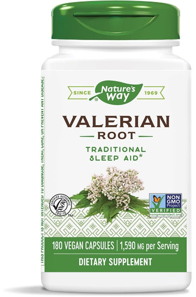 Valerian Root, 180 Capsules , Brand_Nature's Way Form_Capsules Size_180 Caps