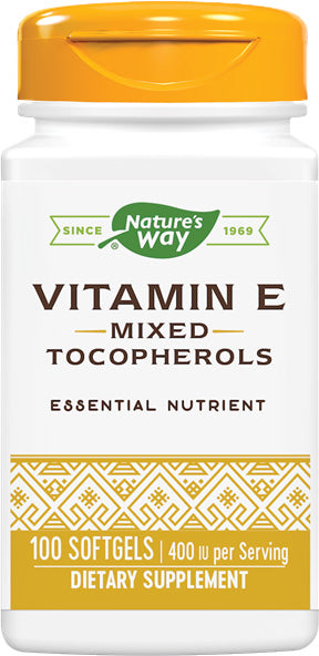 Vitamin E with Mixed Tocopherols, 400 IU, 100 Softgels ,