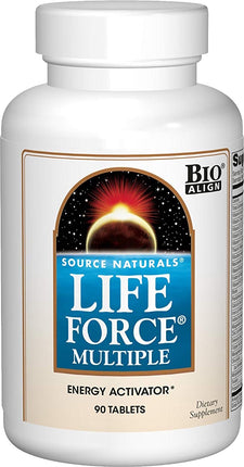 Life Force Multiple, 90 Tablets , Brand_Source Naturals Form_Tablets Size_90 Tabs