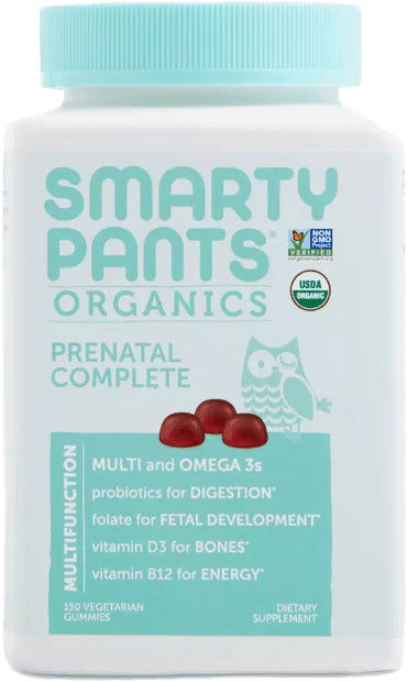 Smarty Pants Organics Prenatal Complete Multi Formula, 120 Gummies
