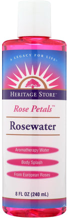 Rosewater, Rose Petals™ Fragrance, 8 Fl Oz (240 mL) Liquid , Brand_Heritage Store Form_Liquid Size_8 Fl Oz
