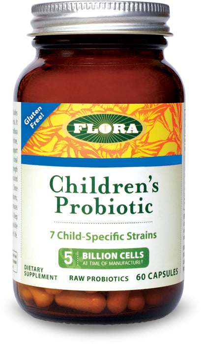 Children’s Blend Probiotic, 60 Capsules , Brand_Flora Form_Capsules Size_60 Caps