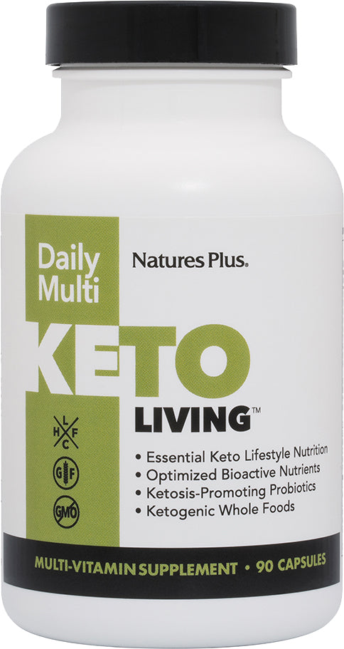 KetoLiving™ Daily Multi, 90 Capsules , Brand_Nature's Plus Form_Capsules Size_90 Caps