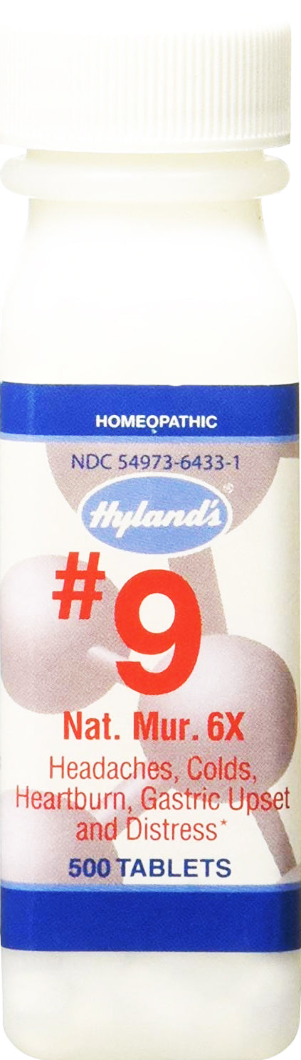 Natrum Muriaticum 6X, 500 Tablets , Brand_Hyland's Homeopathic Form_Tablets Size_500 Tabs