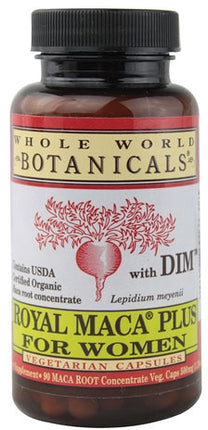 Royal Maca Plus® for Women, 90 Vegetarian Capsules , Brand_Whole World Botanicals Form_Vegetarian Capsules Size_90 Caps