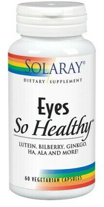 Eyes So Healthy™, 60 Vegetarian Capsules , Brand_Solaray Form_Vegetarian Capsules Size_60 Caps