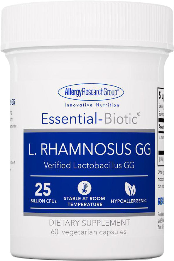 Essential-Biotic® L. RHAMNOSUS GG, 60 Vegetarian Capsules , Brand_Allergy Research Group