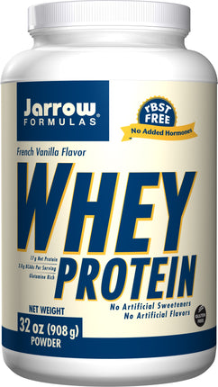 Whey Protein French Vanilla, 2 lbs (908 g) , Brand_Jarrow Formulas Flavor_Vanilla Form_Powder Size_2 Lbs