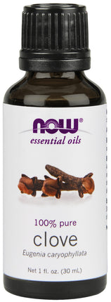 Clove Oil, 1 oz. , Brand_NOW Foods Form_Essential Oil Size_1 Fl Oz