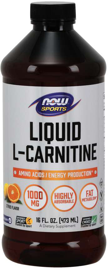 L-Carnitine Liquid, Citrus Flavor, 1000 mg 32 Fl Oz , Brand_NOW Foods Flavor_Citrus Potency_1000 mg Size_32 Fl Oz