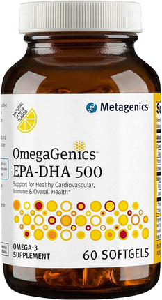 OmegaGenics® EPA-DHA 500, Lemon Flavor, 60 Softgels , Emersons Emersons-Alt