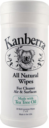 All Natural Wipes Made With Tea Tree Oil, 30 Wipes , Brand_Kanberra Form_Wipes Size_30 Count