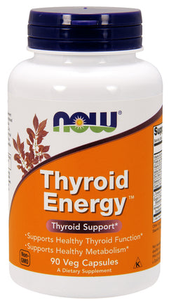 Thyroid Energy, 90 Veg Capsules , Brand_NOW Foods Form_Veg Capsules Size_90 Caps
