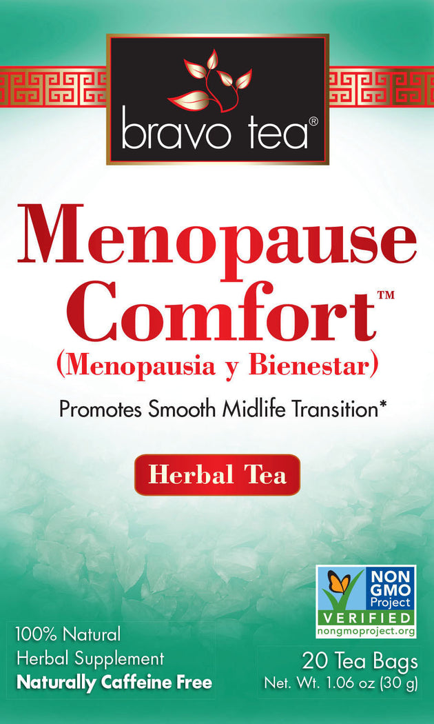 Menopause Comfort Herbal Tea, 20 Tea Bags , Brand_Bravo Tea Form_Tea Bags Size_20 Count