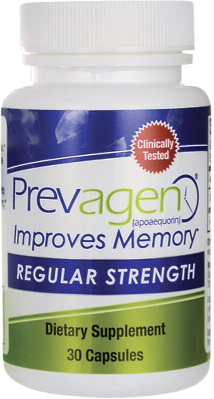 Prevagen Regular Strength, 10 mg, 30 Capsules , Brand_Quincy Bioscience Potency_10 mg Size_30 Caps