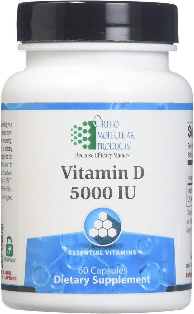 Vitamin D, 5000 IU, 60 Capsules , Brand_Ortho Molecular Form_Capsules Requires Consultation Size_60 Caps