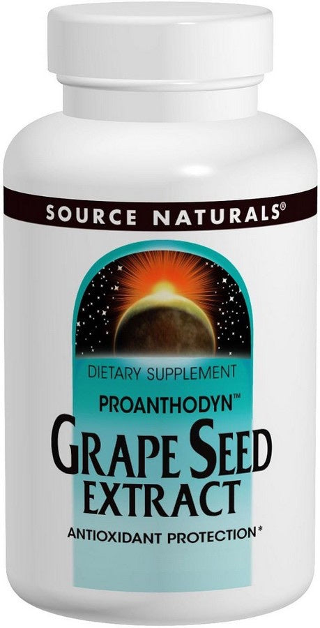 Proanthodyn™ Grape Seed Extract 100 mg, 120 Tablets , Brand_Source Naturals Potency_100 mg Size_120 Tabs