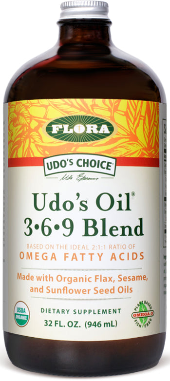 Udo’s Oil™ 3-6-9 Blend, 32 fl oz , Brand_Flora Form_Oil Size_32 Fl Oz