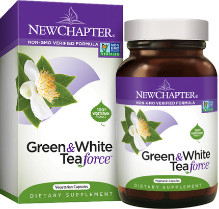 Green & White Tea Force™, 60 Vegetarian Capsules , Brand_New Chapter Form_Vegetarian Capsules Size_60 Caps