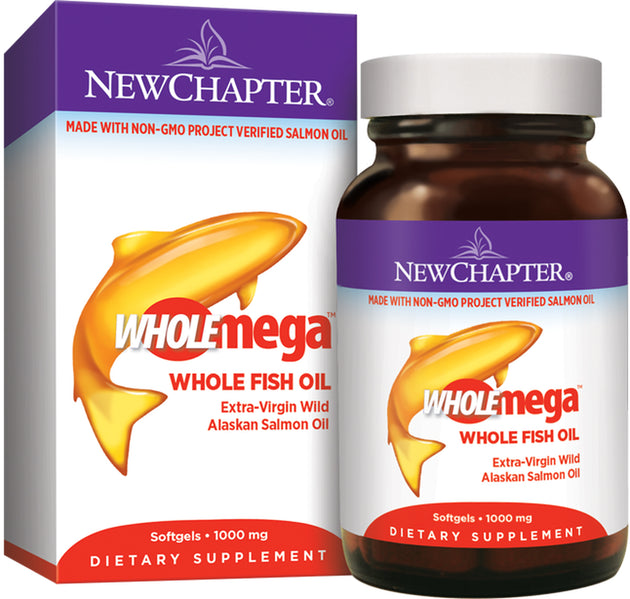 Wholemega™ Whole Fish Oil, 60 Softgels , Brand_New Chapter Form_Softgels Size_60 Softgels