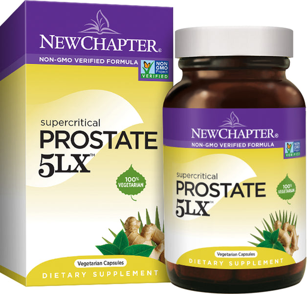 Supercritical Prostate 5LX™, 120 Vegetarian Capsules , Brand_New Chapter Form_Vegetarian Capsules Size_120 Caps