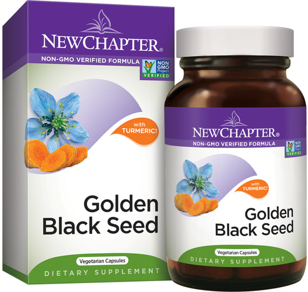 Golden Black Seed, 30 Vegetarian Capsules , Brand_New Chapter Form_Vegetarian Capsules Size_30 Caps