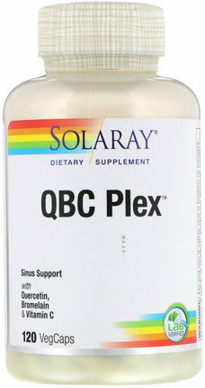 QBC Plex, 120 Vegetarian Capsules , Brand_Solaray Form_Vegetarian Capsules Size_120 Caps