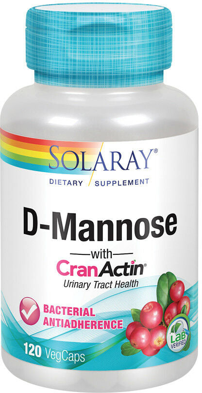 D-Mannose with Cranactin 1000 mg, 120 Capsules