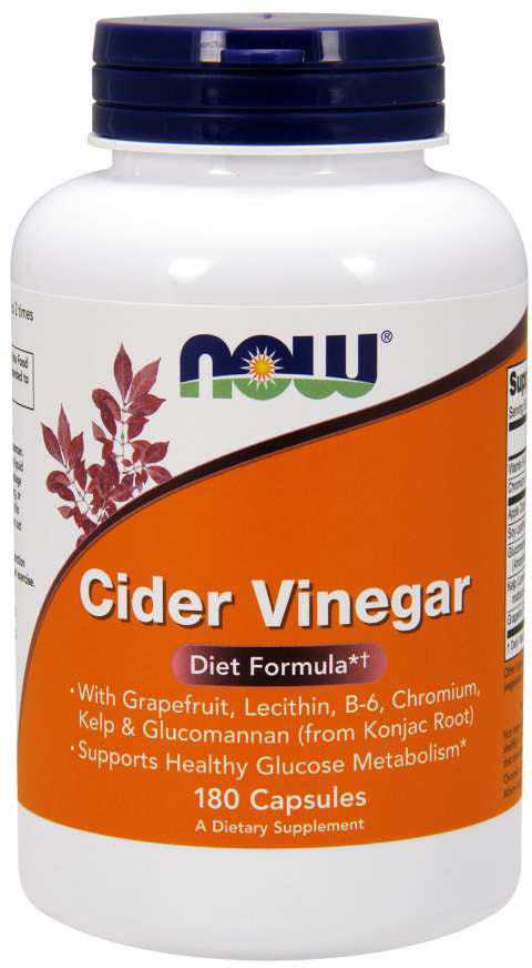 Cider Vinegar Diet, 180 Capsules , Brand_NOW Foods Form_Capsules Size_180 Caps