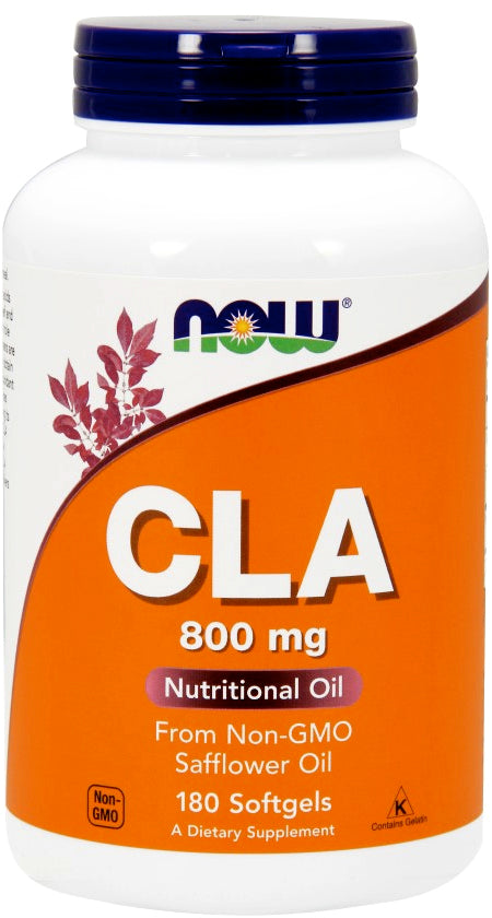 CLA (Conjugated Linoleic Acid) 800 mg, 180 Softgels , Brand_NOW Foods Potency_800 mg Size_180 Softgels