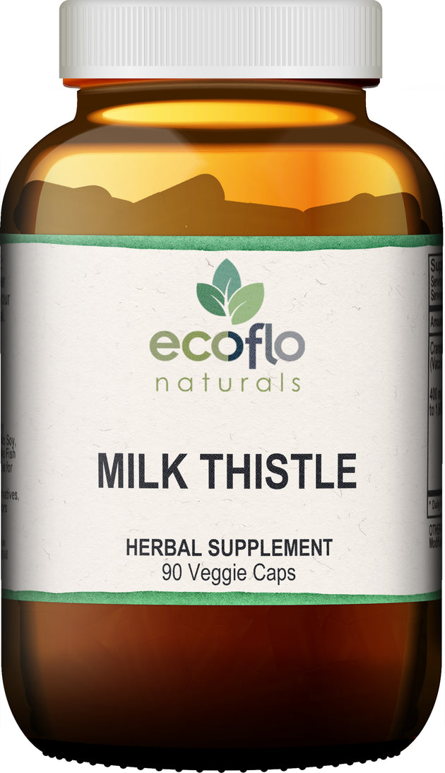 Milk Thistle, 90 Capsules , BOGO Mix and Match BOGO Sale Brand_Ecoflo Naturals Form_Capsules Size_90 Count