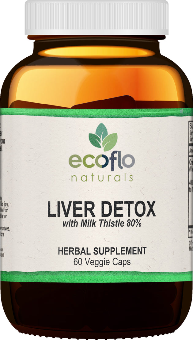Liver Detox, 60 Capsules , BOGO Mix and Match BOGO Sale Brand_Ecoflo Naturals Form_Capsules Size_60 Count