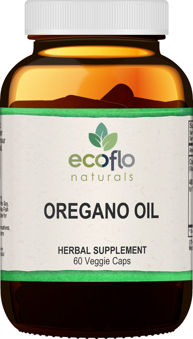 Oregano Oil, 60 Veggie Capsules , BOGO Mix and Match BOGO Sale Brand_Ecoflo Naturals Ecoflo Immune Product Form_Oil Size_60 Count