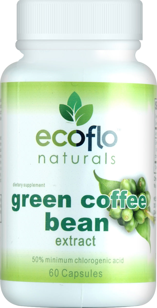 Green Coffee Bean Extract, 60 Capsules , BOGO Mix and Match BOGO Sale Brand_Ecoflo Naturals Form_Capsules Size_60 Caps