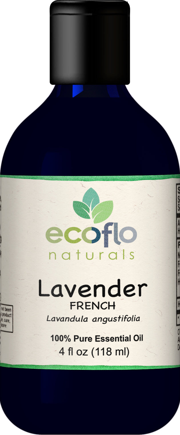 French Lavender (Essential Oil), 4 Fl Oz (118 mL) Liquid , BOGO Mix and Match BOGO Sale Brand_Ecoflo Naturals Form_Liquid Size_4 Fl Oz