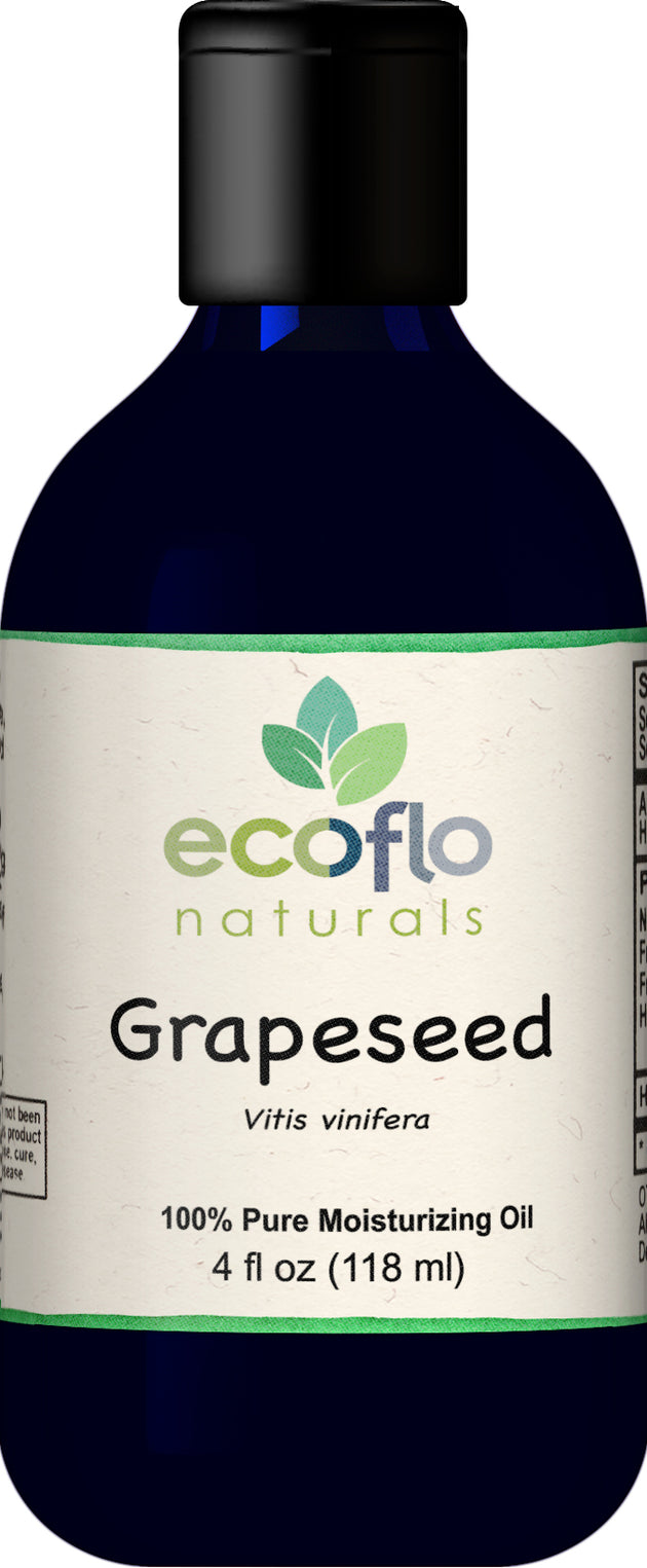 Grapeseed (Moisturizing Oil), 4 Fl Oz (118 mL) Liquid , Brand_Ecoflo Naturals Form_Liquid Size_4 Fl Oz