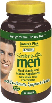 Source of Life® Men, 60 Vegetarian Tablets , Brand_Nature's Plus Form_Vegetarian Tablets Size_60 Tabs