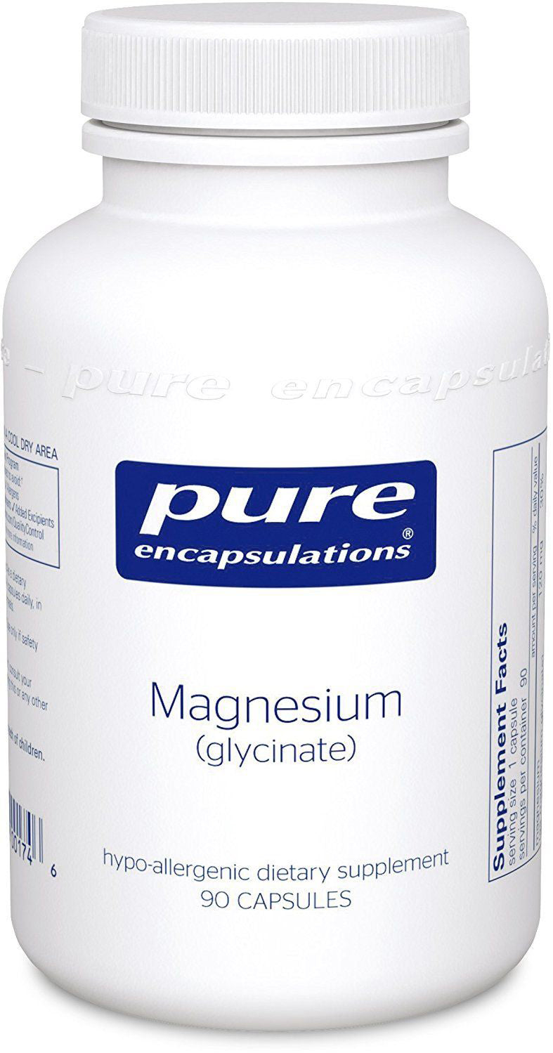 Magnesium Glycinate - 90 Capsules , Pure Encapsulations