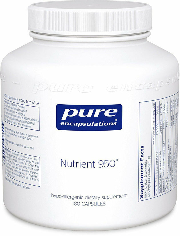 Nutrient 950, 180 Capsules , Brand_Pure Encapsulations Form_Capsules Not Emersons Size_180 Caps