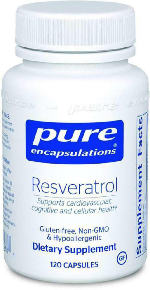 Resveratrol, 120 Capsules , Brand_Pure Encapsulations Form_Capsules Not Emersons Size_120 Caps