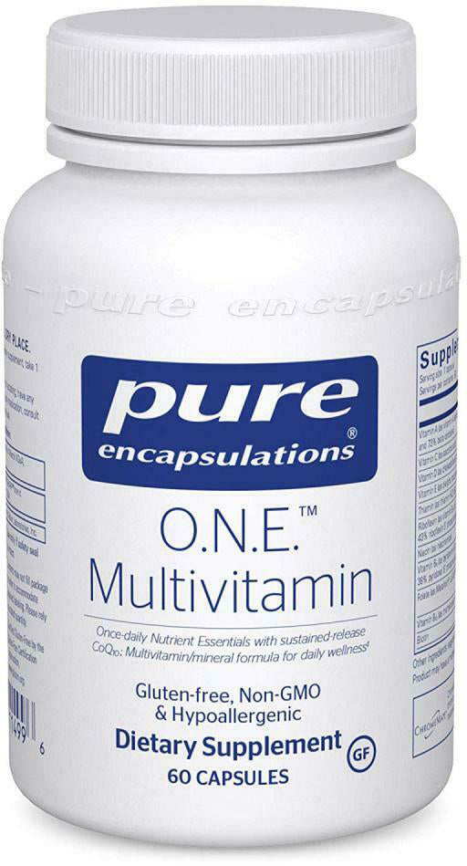 O.N.E. Multivitamin, 60 Capsules , Brand_Pure Encapsulations Form_Capsules Not Emersons Size_60 Caps