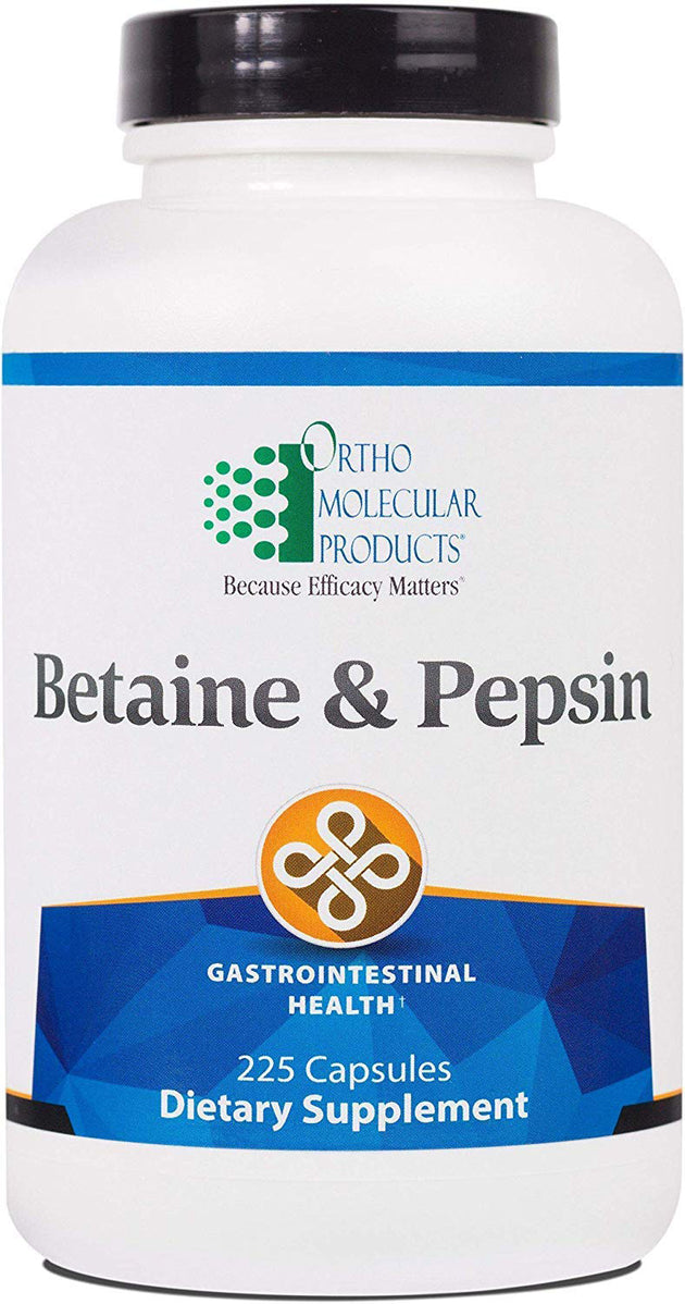 Betaine & Pepsin, 225 Capsules , Brand_Ortho Molecular Form_Capsules Requires Consultation Size_225 Caps