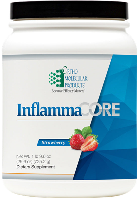 InflammaCORE, Strawberry Flavor, 25.6 Oz (725.2 g) Powder , Brand_Ortho Molecular Flavor_Strawberry Form_Powder Requires Consultation Size_25.6 Oz