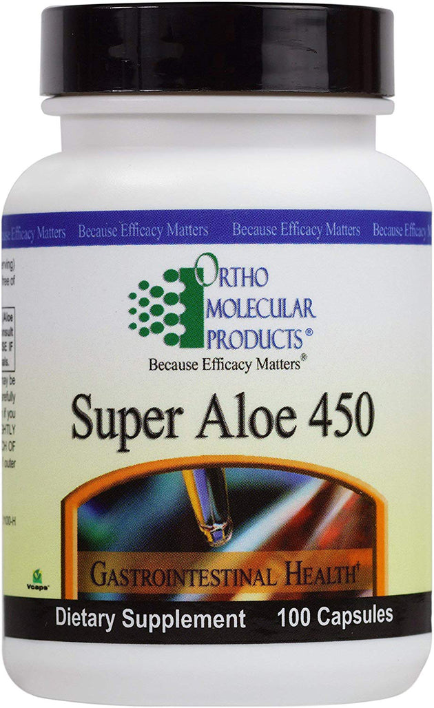 Super Aloe 450, 100 Capsules , Brand_Ortho Molecular Form_Capsules Requires Consultation Size_100 Caps